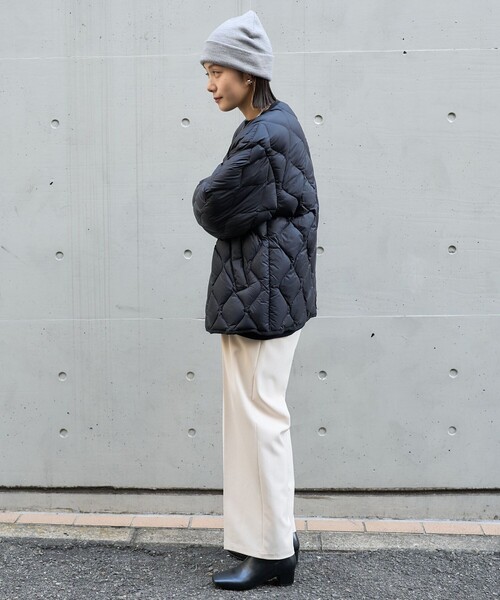 「TAION」 ダウンジャケット X-LARGE ブラック レディース_画像5