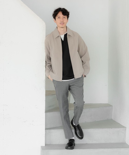 [GLOBAL WORK] блузон SMALL темно-серый мужской 