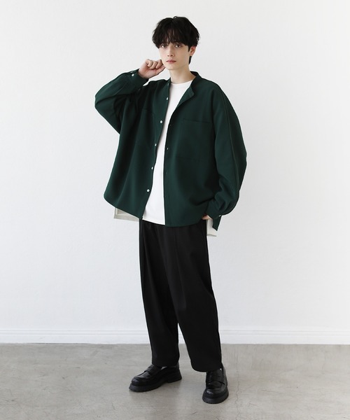 「LILL」 長袖シャツ M ホワイト メンズ_画像6