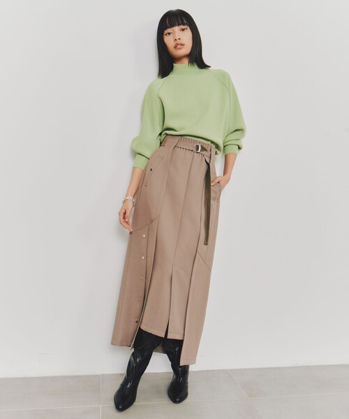 「UNITED TOKYO」 スカート 2 ネイビー レディース_画像2