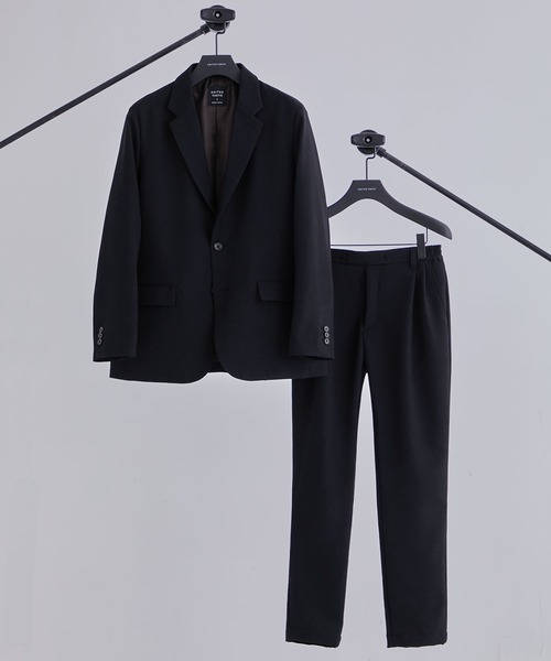 UNITED TOKYO トリコチンジャンパージャケット セットアップ 黒 3 UNITED TOKYO トリコチンジャンパージャケット セットアップ 黒 3