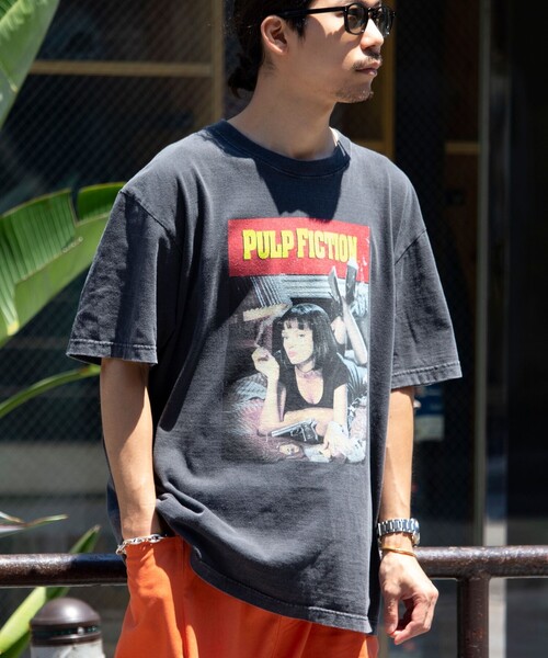 「GOOD ROCK SPEED」 半袖Tシャツ「PULP FICTIONコラボ」 L ブラック系その他2 メンズ_画像8