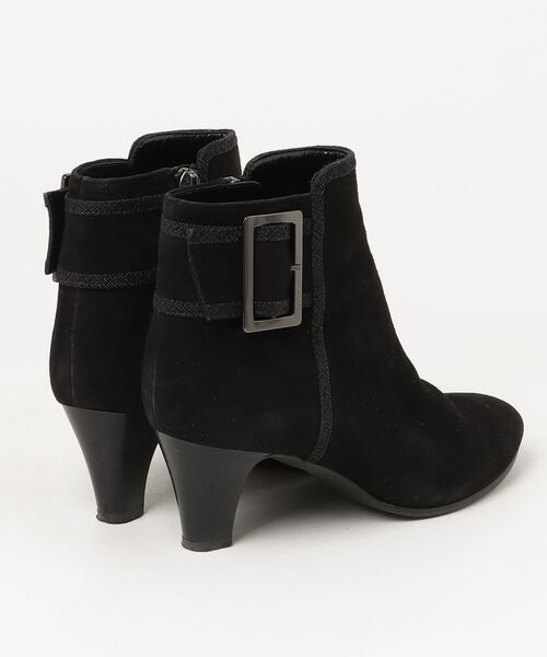 「GINZA Kanematsu」 ショートブーツ 22.5cm ブラック レディース_画像2