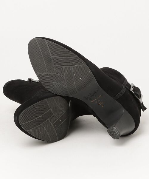 「GINZA Kanematsu」 ショートブーツ 22.5cm ブラック レディース_画像3