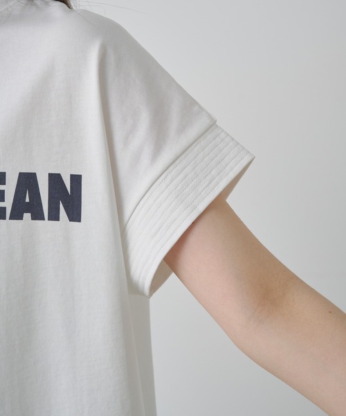 「PUAL CE CIN」 半袖Tシャツ FREE グレー レディース_画像6