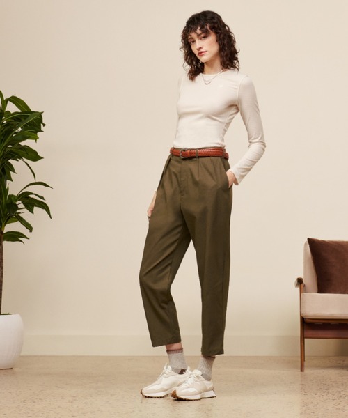 [New Balance] low cut спортивные туфли 25.5cm серый женский 