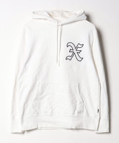 ゴッドセレクション プルオーバーパーカーMサイズ GOD SELECTION XXX プルオーバーパーカー M ホワイト メンズ