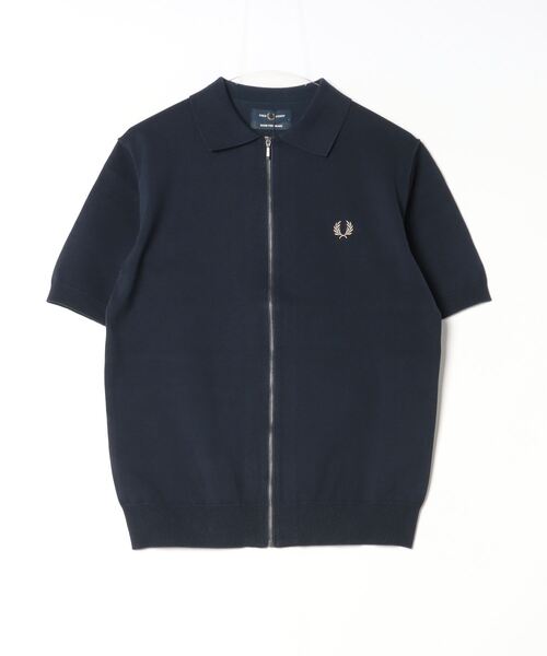 FRED PERRY（フレッドペリー） 半袖ポロシャツ L ネイビー メンズ 