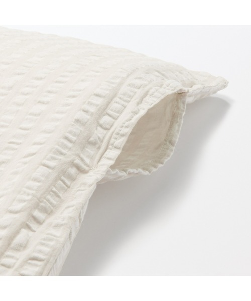 無印良品（MUJI） ベッド 寝具 綿 サッカー織 掛ふとんカバー・S