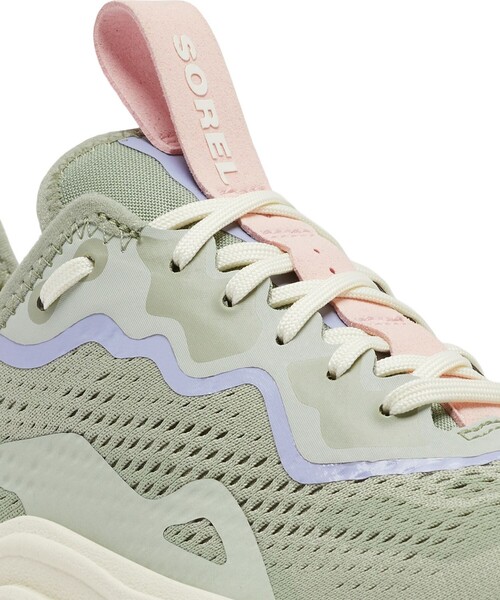 「SOREL」 ローカットスニーカー 24.0cm ライトオリーブ レディース_画像4