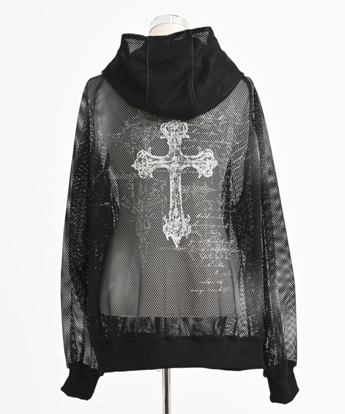 REFLEM（レフレム） パーカー 「REFLEM/レフレム」顔料加工メッシュZIP