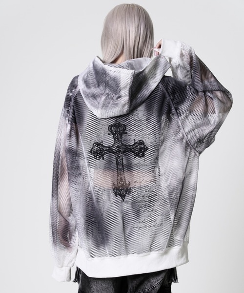 REFLEM（レフレム） パーカー 「REFLEM/レフレム」顔料加工メッシュZIP