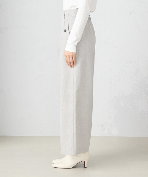 「COMME CA ISM」 パンツ SMALL グレイッシュベージュ レディース_画像8