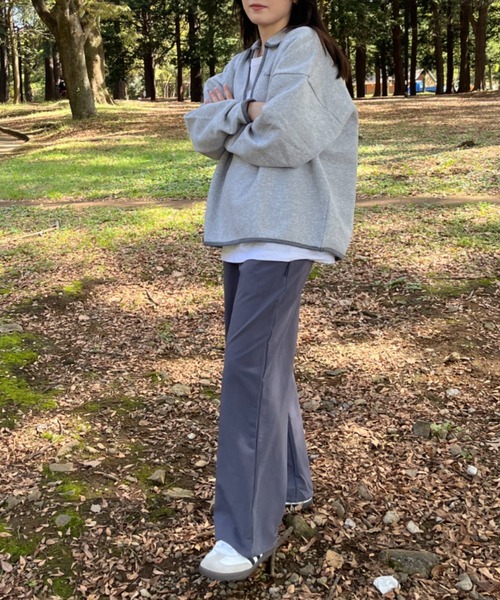 「BROKEN BASE」 スウェットカットソー MEDIUM 杢グレー メンズ_画像4