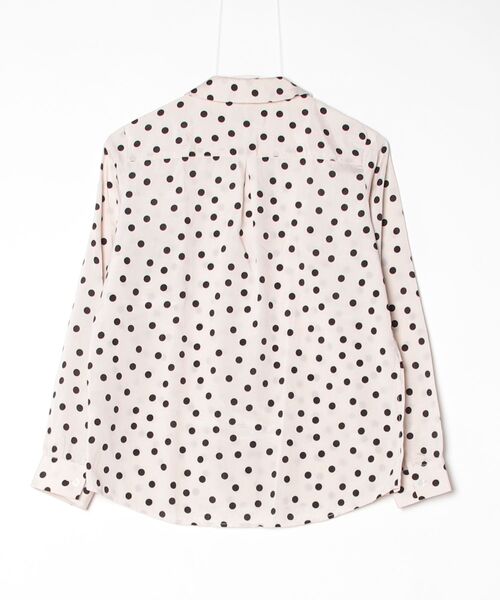「LULU ON THE BRIDGE」 ドット柄長袖シャツ - ベージュ レディース_画像2