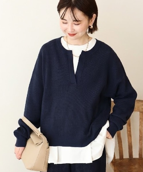 早い者勝ち！AmeriVINTAGE  バックタックニット Ameri VINTAGE - Ameri vintage ABSTRUCT WOMAN PAINT KNITの通販 by