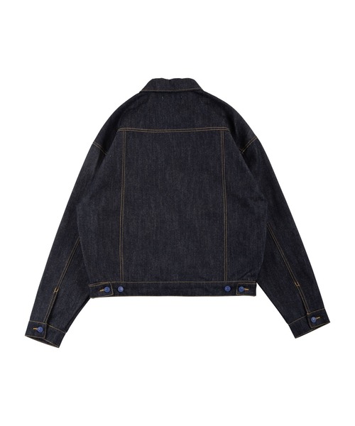 「#Re:room」 デニムジャケット M-L インディゴブルー メンズ_画像9