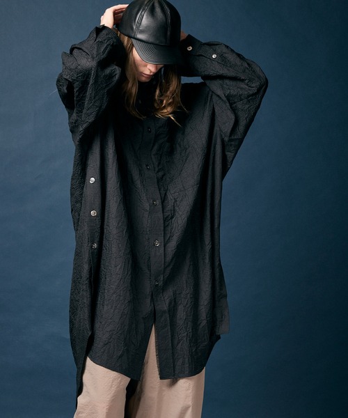 「MAISON SPECIAL」 長袖シャツ 2 ブルー メンズの画像
