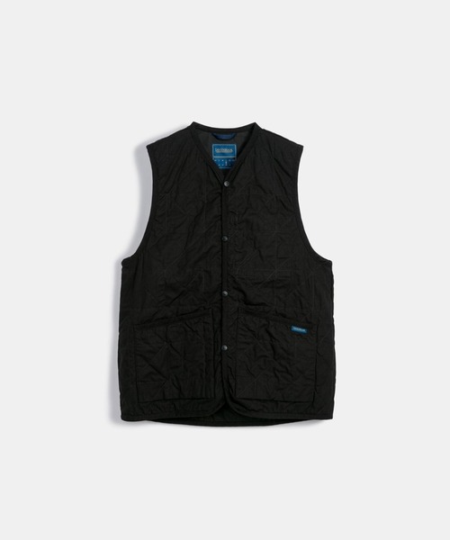 LAVENHAM ラベンハム Zip Thornham Mensベスト ネイビー LAVENHAM（ラベンハム） ベスト ジレ Zip Thornham Mens / ジップ