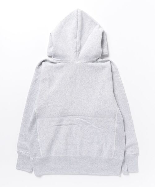 「Champion」 プルオーバーパーカー MEDIUM シルバーグレー メンズの画像