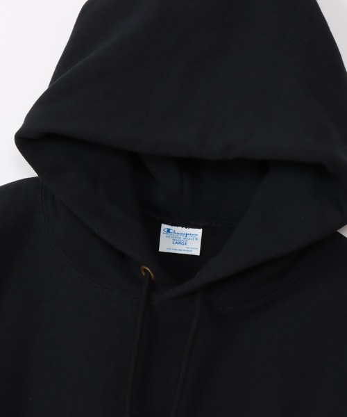 「Champion」 プルオーバーパーカー MEDIUM シルバーグレー メンズの画像
