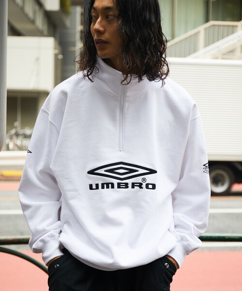【入手困難】アンブロxイングランド代表 スウェットシャツ　プルオーバー 2XL umbro（アンブロ） スウェットカットソー MEDIUM ホワイト メンズ