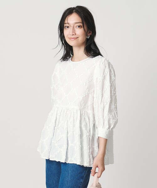 UNITED ARROWS（ユナイテッドアローズ） ブラウス シャツ エンブロイ
