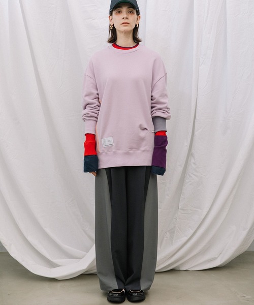 「MARECHAL TERRE」 スウェットカットソー MEDIUM ピンク レディース_画像8