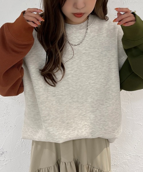 「apres jour mignon」 スウェットカットソー フリー ナチュラル レディース_画像2