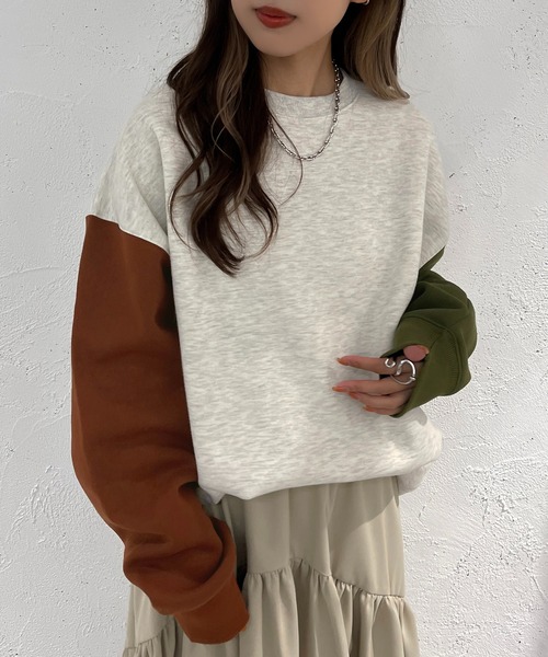 「apres jour mignon」 スウェットカットソー フリー ナチュラル レディース_画像3