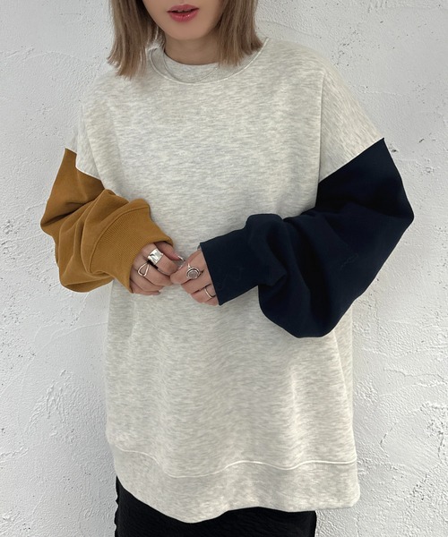 「apres jour mignon」 スウェットカットソー フリー ナチュラル レディース_画像9