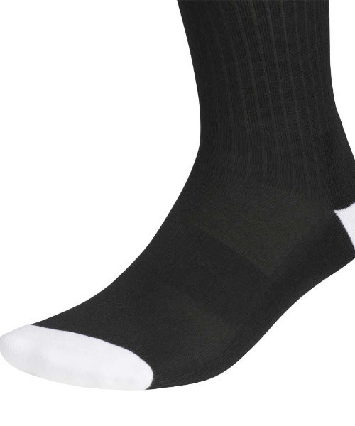 adidas（アディダス） 靴下 ひざ丈 ライン クッションソックス