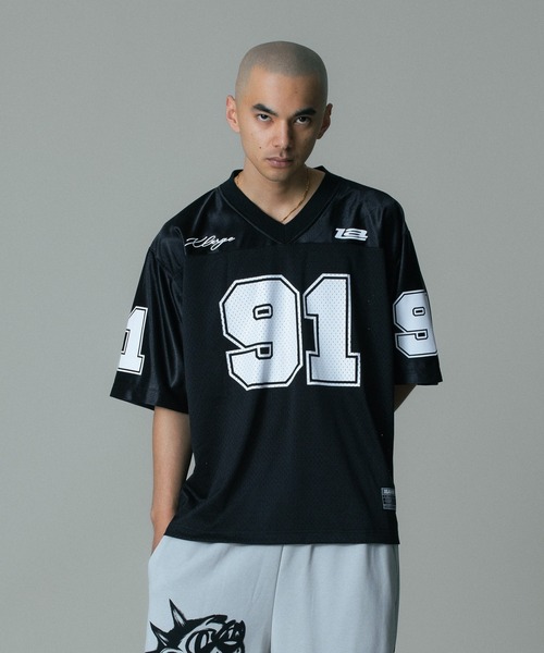 XLARGE（エクストラ ラージ） tシャツ FOOTBALL JERSEY メンズ