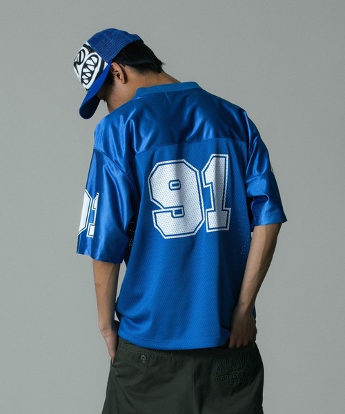 XLARGE（エクストラ ラージ） tシャツ FOOTBALL JERSEY メンズ