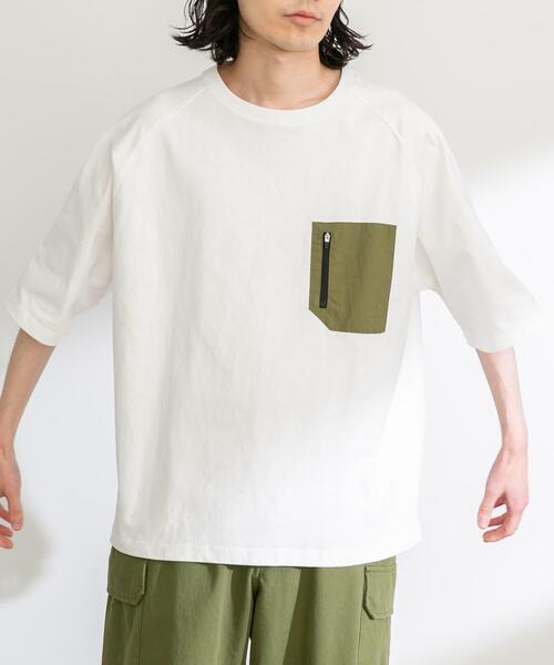「URBAN RESEARCH Sonny Label」 半袖Tシャツ MEDIUM ホワイト系その他 メンズ_画像2