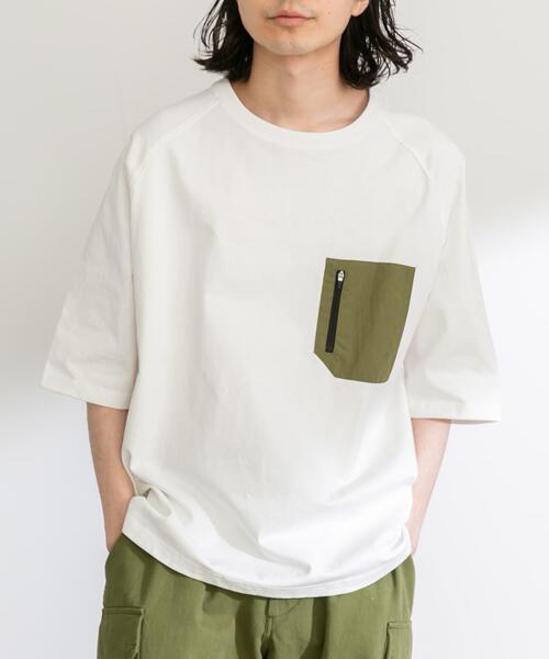 「URBAN RESEARCH Sonny Label」 半袖Tシャツ MEDIUM ホワイト系その他 メンズ_画像3