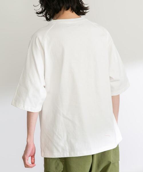 「URBAN RESEARCH Sonny Label」 半袖Tシャツ MEDIUM ホワイト系その他 メンズ_画像4