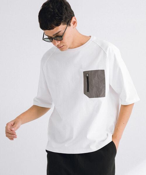 「URBAN RESEARCH Sonny Label」 半袖Tシャツ MEDIUM ホワイト系その他 メンズ_画像9