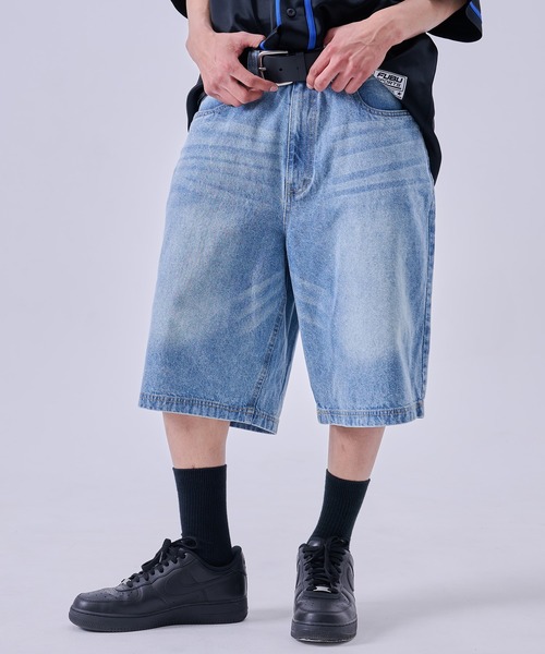 FUBU（フブ） ジーンズ ブランド Denim Buggy Shorts/デニムバギー