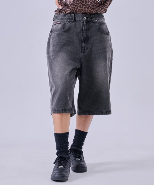 FUBU（フブ） ジーンズ ブランド Denim Buggy Shorts/デニムバギー