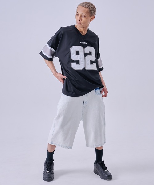 FUBU（フブ） ジーンズ ブランド Denim Buggy Shorts/デニムバギー