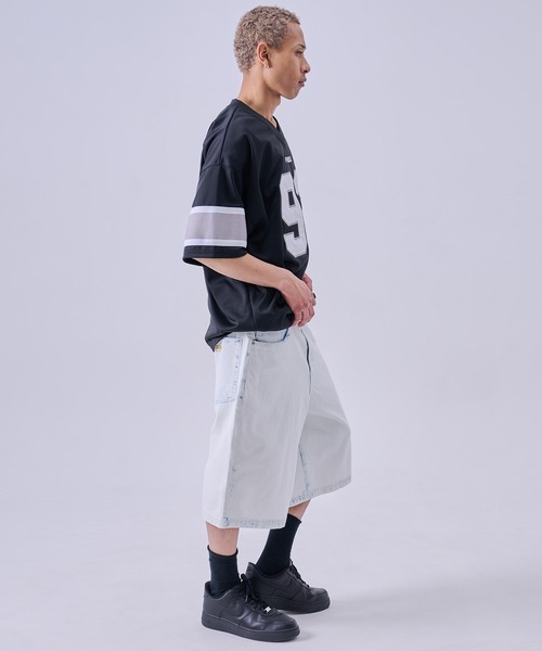 FUBU（フブ） ジーンズ ブランド Denim Buggy Shorts/デニムバギー