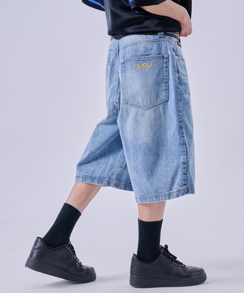 FUBU（フブ） ジーンズ ブランド Denim Buggy Shorts/デニムバギー
