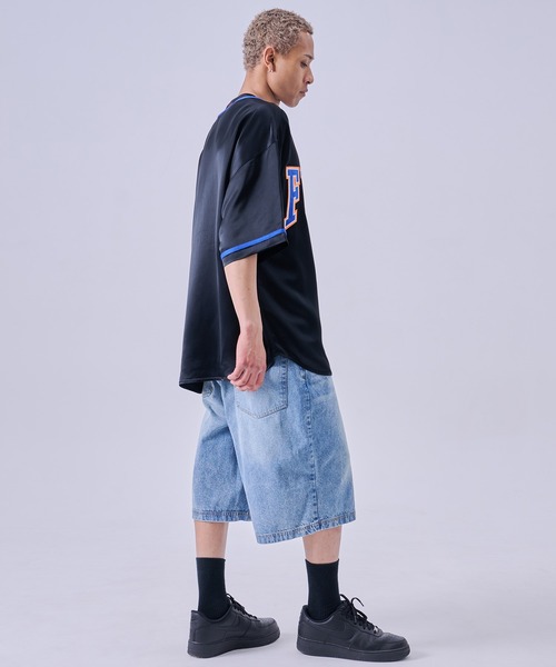 FUBU（フブ） ジーンズ ブランド Denim Buggy Shorts/デニムバギー