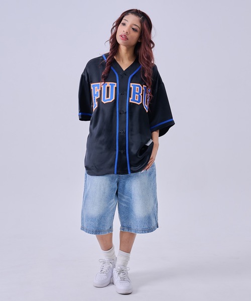 FUBU（フブ） ジーンズ ブランド Denim Buggy Shorts/デニムバギー