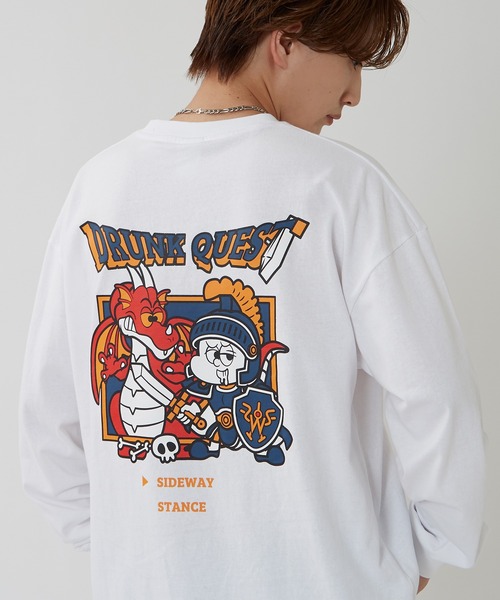 新品未開封 なとり シークレット 劇場 長袖Tシャツ M En serio TOKYO tシャツ 「SIDEWAYSTANCE」クエスト長袖Tシャツ SIDE23