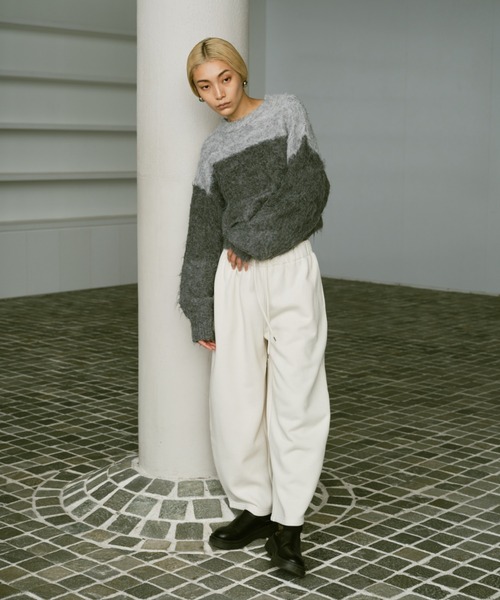 「AIC.」 スウェットパンツ FREE グレー レディース_画像8