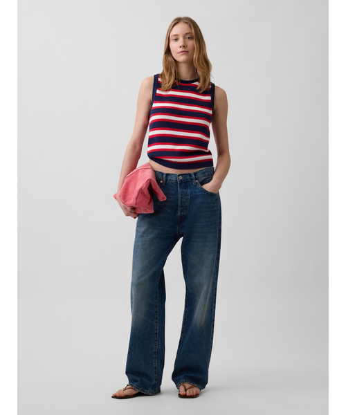 GAP（ギャップ） ベスト ジレ コットン100% ニットベスト レディース