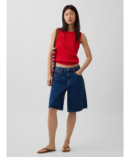 GAP（ギャップ） ベスト ジレ コットン100% ニットベスト レディース