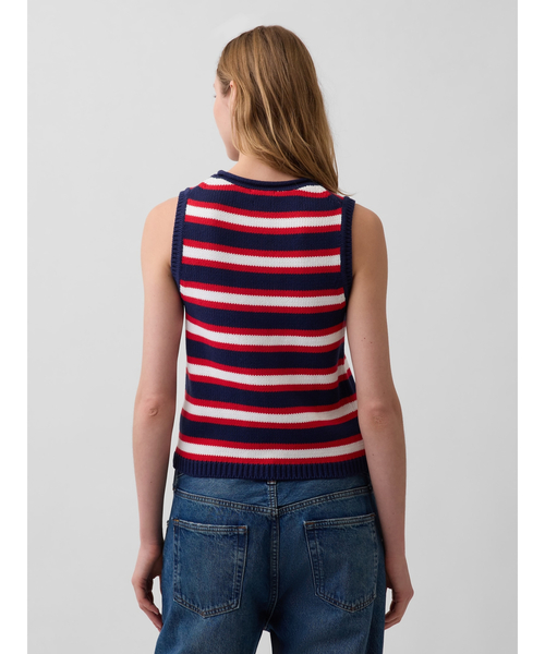 GAP（ギャップ） ベスト ジレ コットン100% ニットベスト レディース
